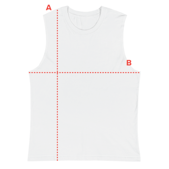 Product measurements Muscle Shirt