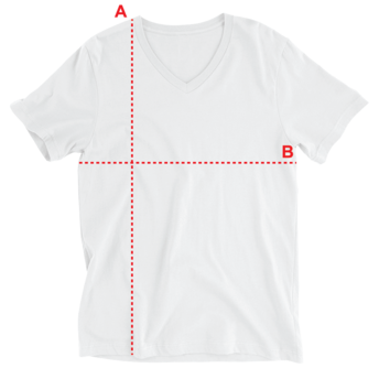 Product Measurements - Cut V neck-110